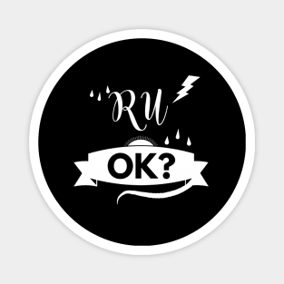 r u ok | are you ok | ru ok Magnet